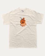 Halloween Club Freshener graphic t-shirt with bold and humorous print, funny and trendy graphic. Perfect funny Halloween gifts for friends and family. Cream shirt.
