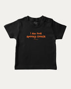 I am one spooky cookie graphic tee with bold and humorous print, Halloween Graphic T shirt, Spooky T shirt, Perfect Gift for Halloween Day, funny and trendy graphic. Perfect for adults and gift-giving. Black shirt.