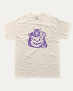 Spooky Kittens graphic tee with funny halloween graphic, funny and trendy graphic. Perfect for adults and gift-giving. Cream shirt.