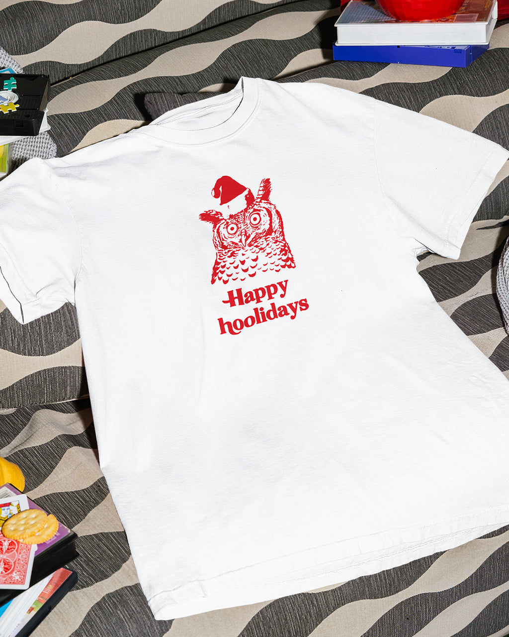 Happy Hoolidays graphic tee for special Christmas