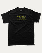 Be As Happy As You Seem On Instagram graphic tee with bold and humorous print, funny and trendy graphic. Pun words T shirt, Funny Graphic T shirt,  Perfect for adults and gift-giving. Black shirt.