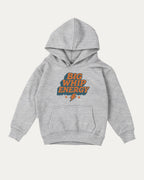 Big Whip Energy kids graphic hoodie with cozy fit and fun design, perfect for school, play, and gifting. Heather Grey kids sweater.