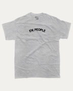 Ew People graphic tee with bold and humorous print, funny and trendy graphic. Perfect for adults and gift-giving. Heather Grey shirt.