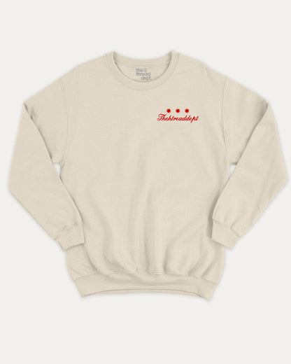 I Never Lose graphic sweatshirt with bold and humorous print, warm and cozy graphic for everyday wear. Perfect for adults and gift-giving. Natural pullover.