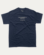 I suck at apologies graphic tee with bold and humorous print, funny and trendy graphic. Perfect for adults and gift-giving. True Navy shirt.