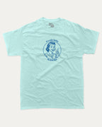 It's only kinky the first time graphic tee with bold and humorous print, funny and trendy graphic. Perfect for adults and gift-giving. Celadon shirt.