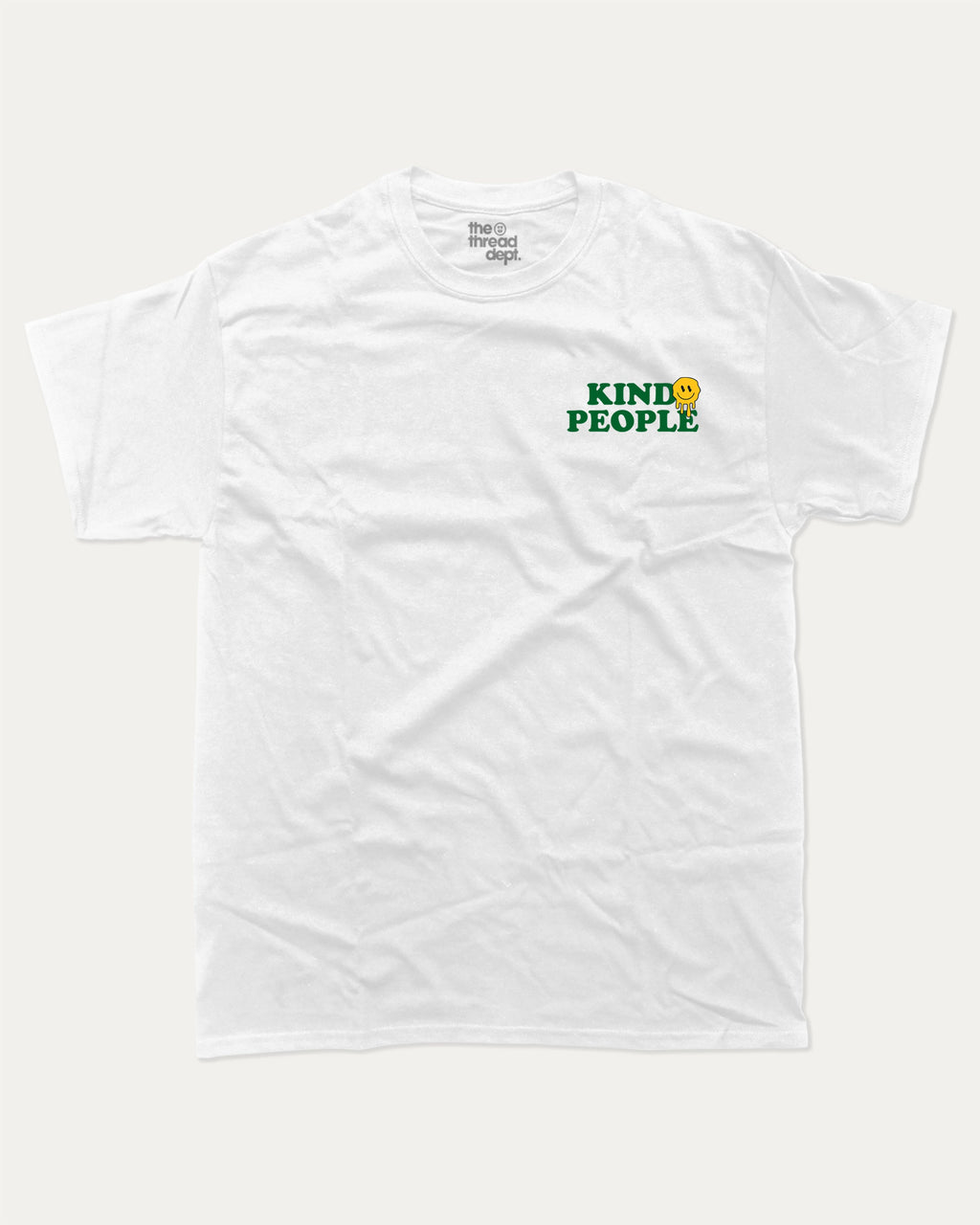 Kind People graphic t-shirt, Funny Pun T shirt, Pun Word T shirt, A must-have funny tee, trending meme shirt, unique gift idea. White.