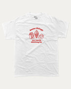 Somethings are worth shitting for graphic tee with bold and humorous print, funny and trendy graphic. Perfect gift for Lactose people, Lactose Graphic T shirt, Food Graphic T shirt,  Perfect for adults and gift-giving. White shirt.