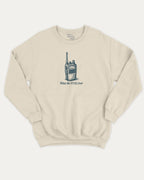 What The Fuck Over graphic sweatshirt with bold and humorous print, warm and cozy graphic for everyday wear. Perfect for adults and gift-giving. Natural pullover.