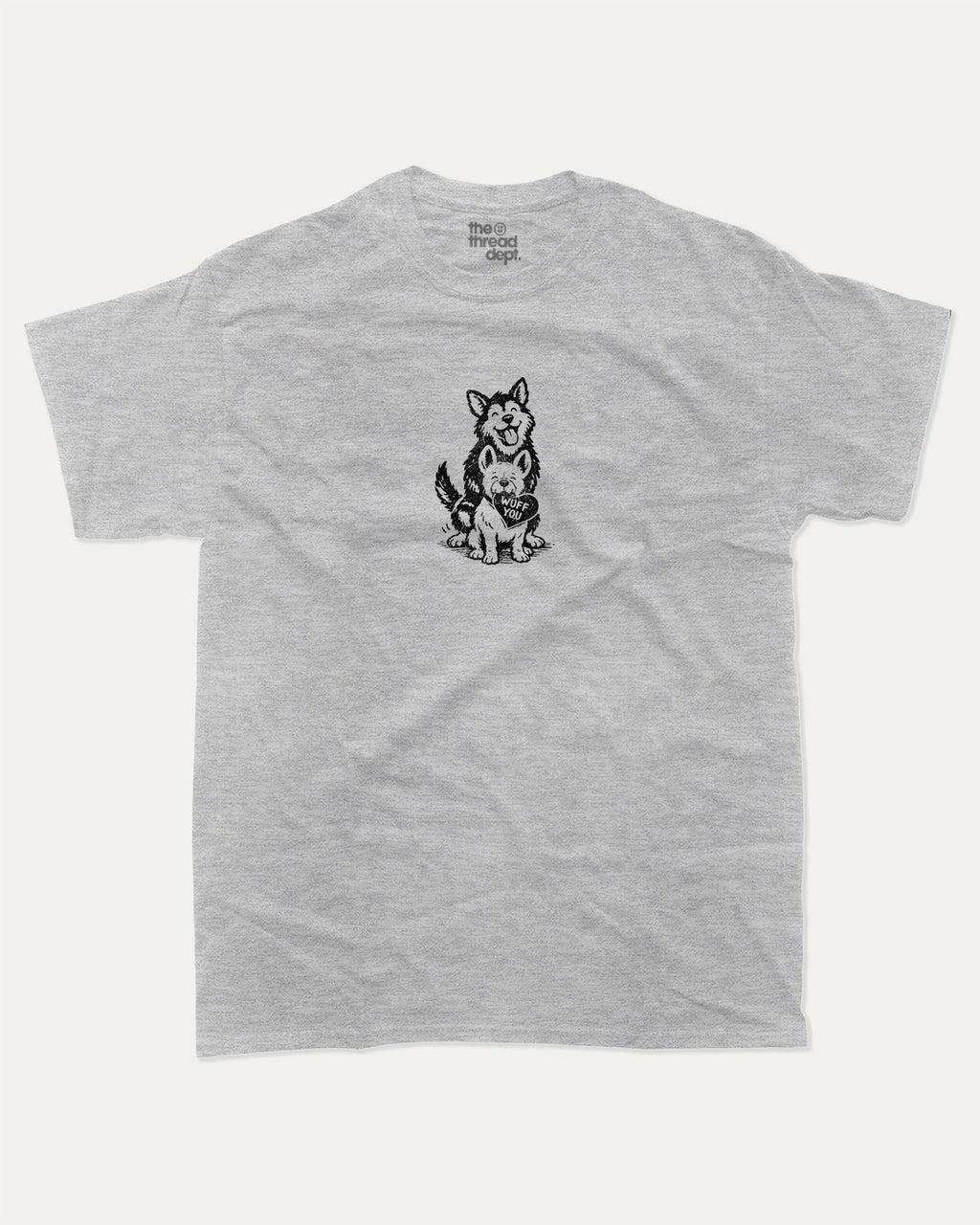 When it comes to doggy style graphic tee with bold and humorous print, Funny meme graphic tee, funny and trendy graphic. Perfect for adults and gift-giving. Heather Grey shirt.