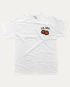 Yes Chef graphic tee with cute and humorous print, funny and trendy graphic. Perfect for adults and gift-giving. White shirt.