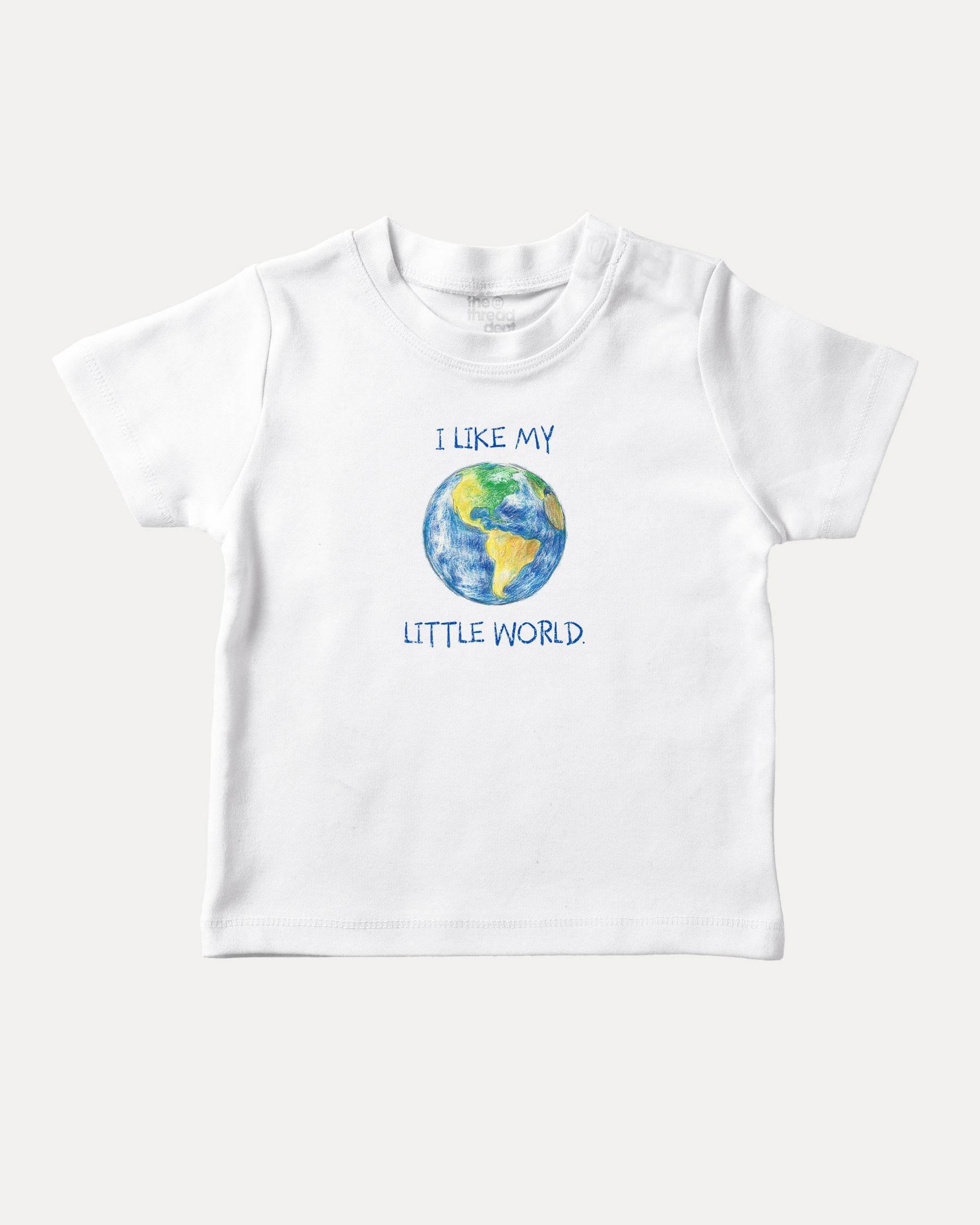 I Like My Little World - Kids Graphic Tee - TheThreadDept