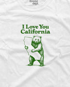 I love you California Bear graphic t shirt.