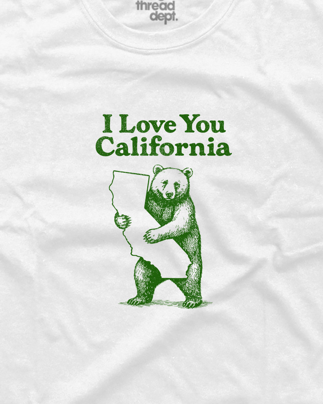 I love you California Bear graphic t shirt.