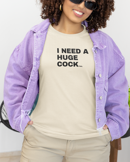 I Need A Huge Cocktail graphic tee.