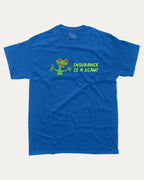 Insurance Is a Scam - Graphic Tee - TheThreadDept Funny Animal Grahic T shirt Funny Meme Graphic Tee Humor Graphic Royal Blue