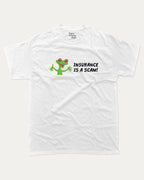 Insurance Is a Scam - Graphic Tee - TheThreadDept Funny Animal Grahic T shirt Funny Meme Graphic Tee Humor Graphic White
