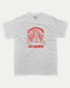 Currently Available graphic tee with bold and humorous print, Perfect Gift for Valentine's Day, Valentine's Day Graphic T shirt, funny and trendy graphic. Perfect for adults and gift-giving. Ash Grey shirt.