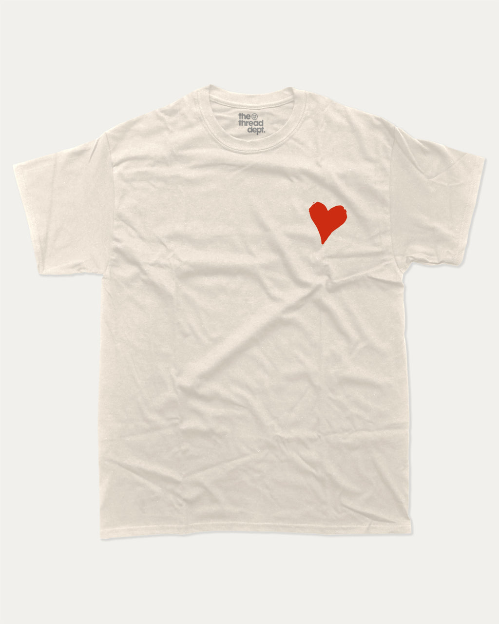 It's ok to fall in love with me graphic tee with bold and humorous print, Valentine Day Graphic T shirt, Perfect Gift for Valentine's Day, funny and trendy graphic. Perfect for adults and gift-giving. Cream shirt.