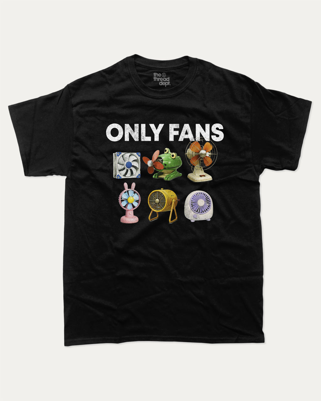 Only Fans graphic tee with bold and humorous print, Funny Meme Graphic T shirt, funny and trendy graphic. Perfect for adults and gift-giving. Black shirt.