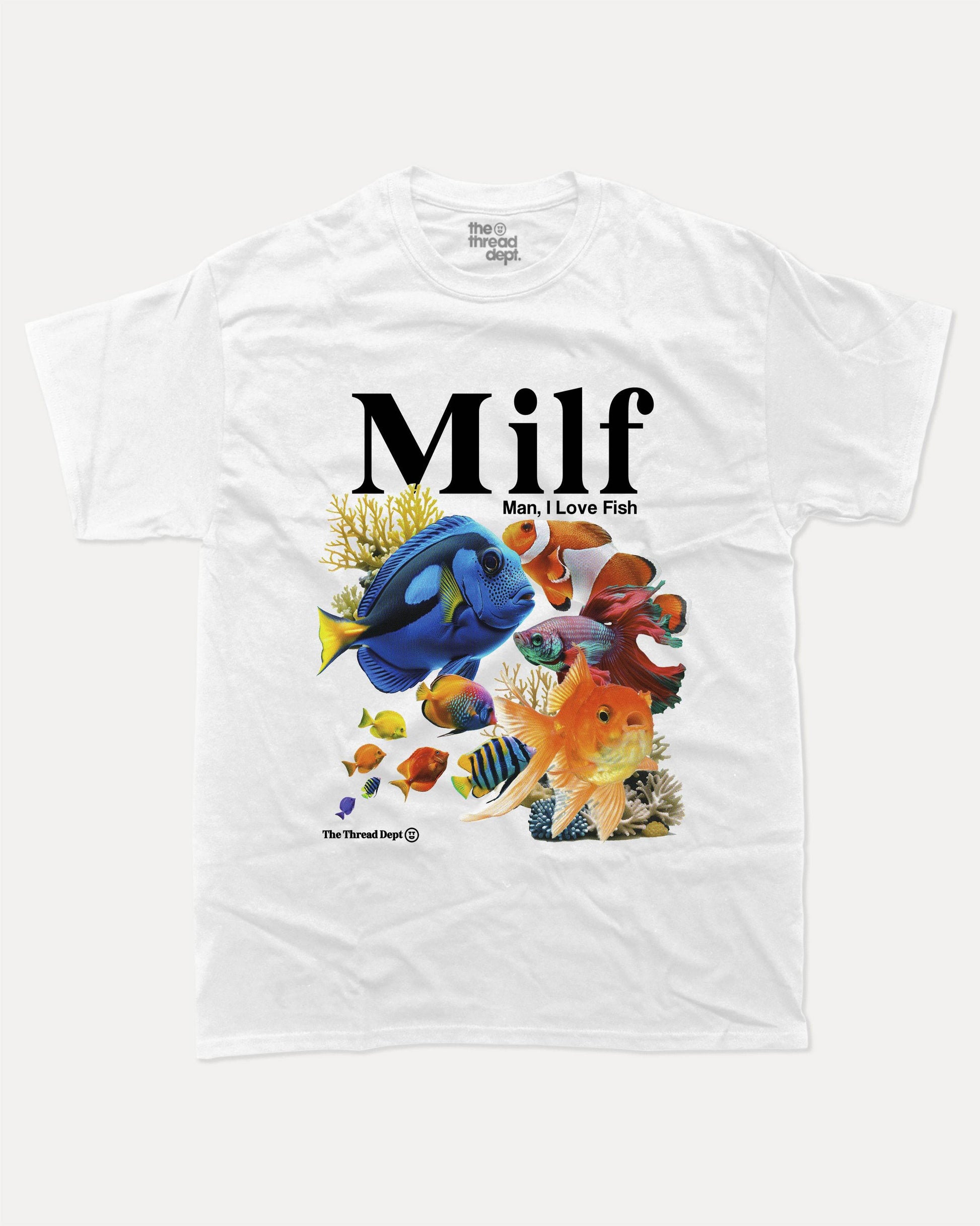 Man I Love Fish - Graphic Tee - TheThreadDept
