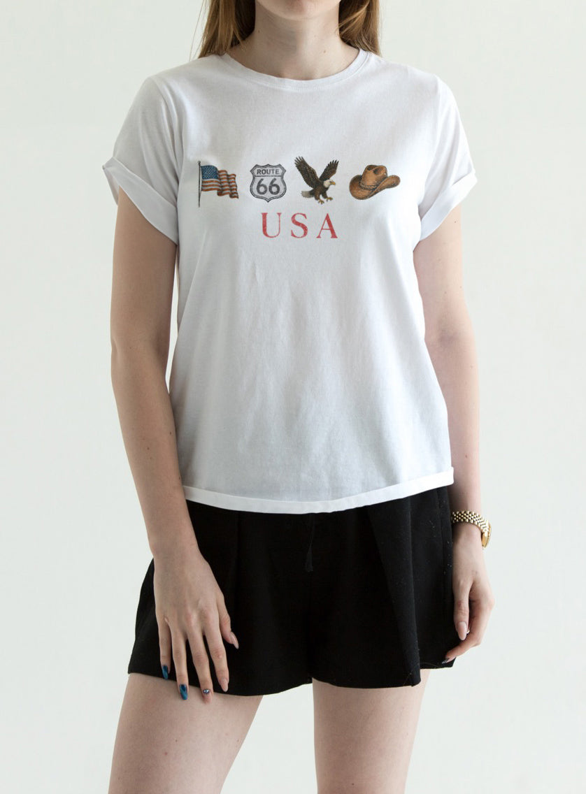 Vintage USA Icons - Graphic Tee