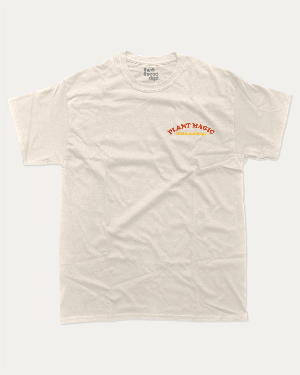 Plant Magic - Graphic Tee - TheThreadDept Front and Back Tee Front and Back Graphic T shirt Retro Graphic Tee Cream Front