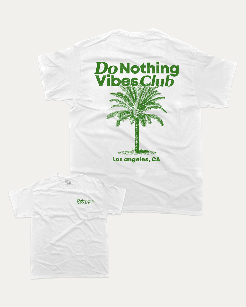 Do Nothing Vibes Club graphic tee with bold and humorous print, funny and trendy graphic. Vintage Inspired Graphic t shirt, Retro Inspired Graphic T shirt,  Perfect for adults and gift-giving. White shirt.