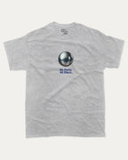 No Panic All Disco graphic t-shirt, perfect for adults. Vintage Retro Vibe Graphic Tee, Vintage T shirt, Trendy Retro mood Graphic T shirt, unique gift idea. Heather Grey.