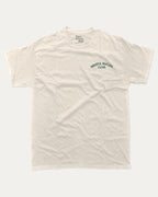 Siesta Social Club graphic t-shirt, perfect for adults. Retro Inspired Graphic T shirt, Vintage Inspired Graphic T shirt,  trending meme shirt, unique gift idea. Cream.