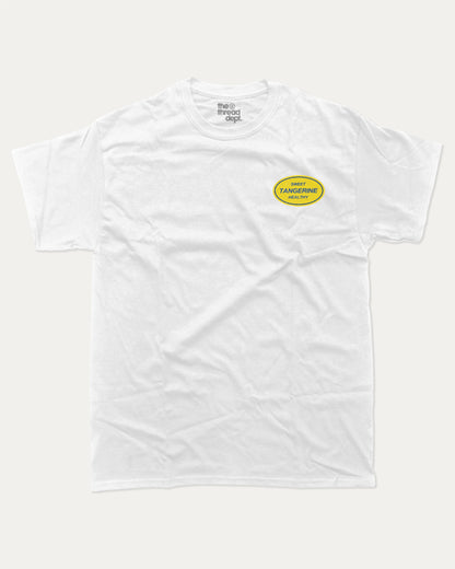 Tangerines graphic t-shirt, Vintage Retro Graphic T shirt, Fruits Vintage T shirt, Vintage T shirt, Vintage Inspired T shirt, A must-have funny tee, trending meme shirt, unique gift idea. White.