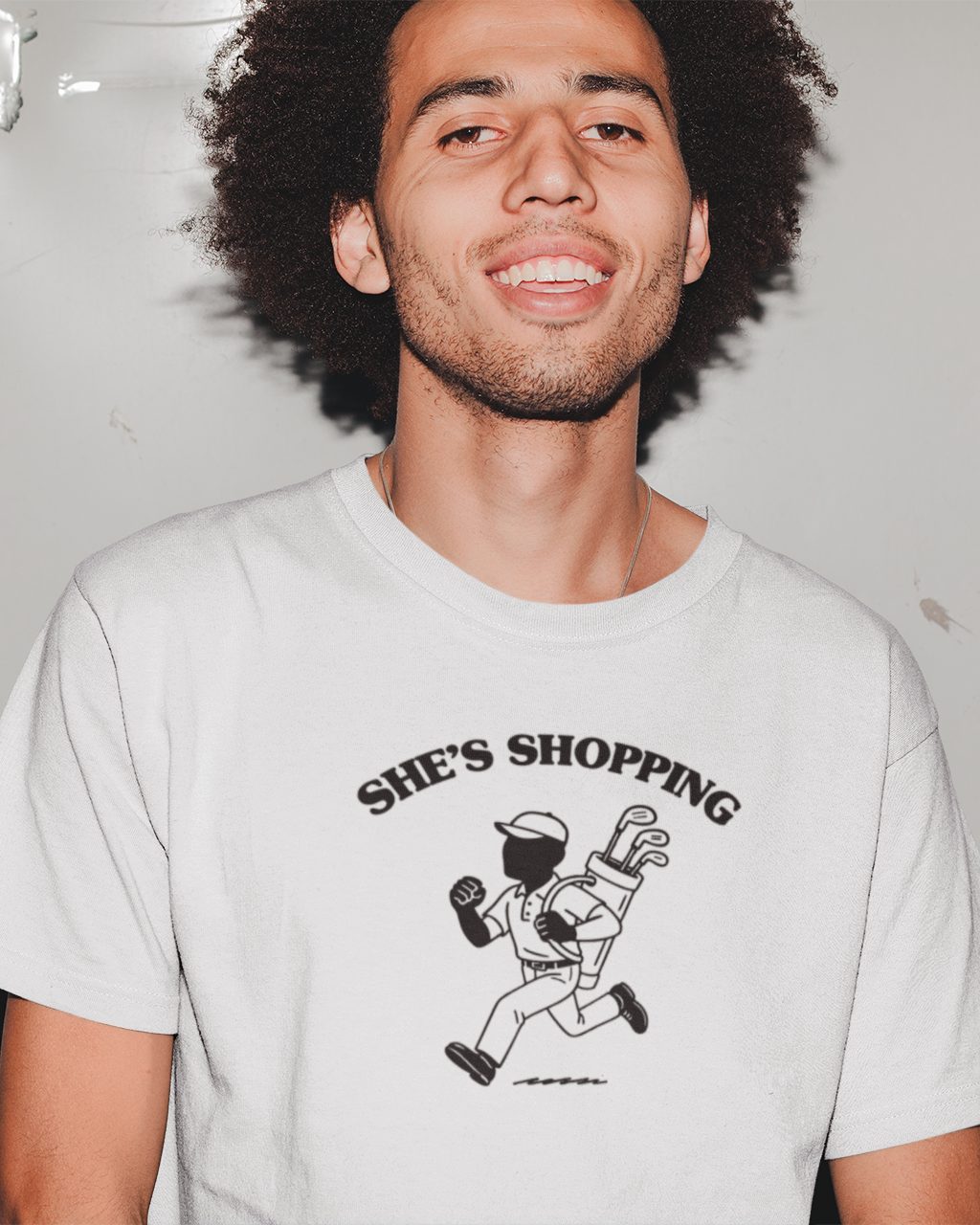 She's Shopping - Graphic Tee