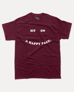 Sit On A Happy Face - Graphic Tee - TheThreadDept