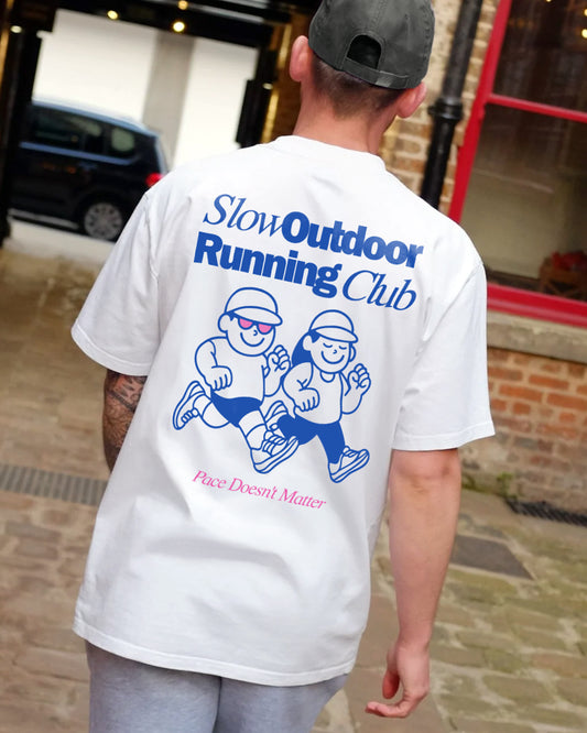 Slow Outdoor Running Club graphic tee