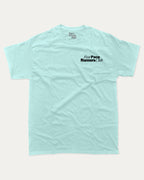 Fast Pace Runners Club graphic tee with bold and humorous print, Perfect Gift for Runners, Running Crew Graphic T shirt,  funny and trendy graphic. Perfect for adults and gift-giving. Celadon shirt.
