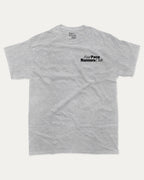 Fast Pace Runners Club graphic tee with bold and humorous print, Perfect Gift for Runners, Running Crew Graphic T shirt,  funny and trendy graphic. Perfect for adults and gift-giving. Heather Grey shirt.