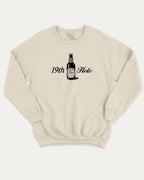 Golf 19th Hole Beer graphic sweatshirt with bold and humorous print, warm and cozy graphic for everyday wear. Perfect Gift for Golfers, Golf lovers Graphic Sweatshirt,  Perfect for adults and gift-giving. Natural pullover.