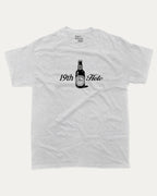 Golf 19th Hole Beer graphic tee with bold and humorous print, funny and trendy graphic. Perfect Gift for Golfers, Golf lovers Graphic T shirt,  Perfect for adults and gift-giving. Ash Grey shirt.