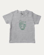 Pickleball Mascot graphic tee with bold and humorous print, Sports Graphic T shirt, Atheletic Graphic T shirt, funny and trendy graphic. Perfect for adults and gift-giving. Heather Grey shirt.