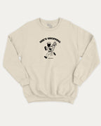 She's Shopping graphic sweatshirt with bold and humorous print, Golf Graphic T shirt, Perfect Gift for Golf Lover,  warm and cozy graphic for everyday wear. Perfect for adults and gift-giving. Natural pullover.