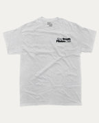 Slow Breath Pilates Club graphic tee with bold and humorous print, Pilates Graphic tee, Excercise Graphic tee, Workout t shirt, Perfect Gift for fit people, funny and trendy graphic. Perfect for adults and gift-giving. Ash Grey shirt.