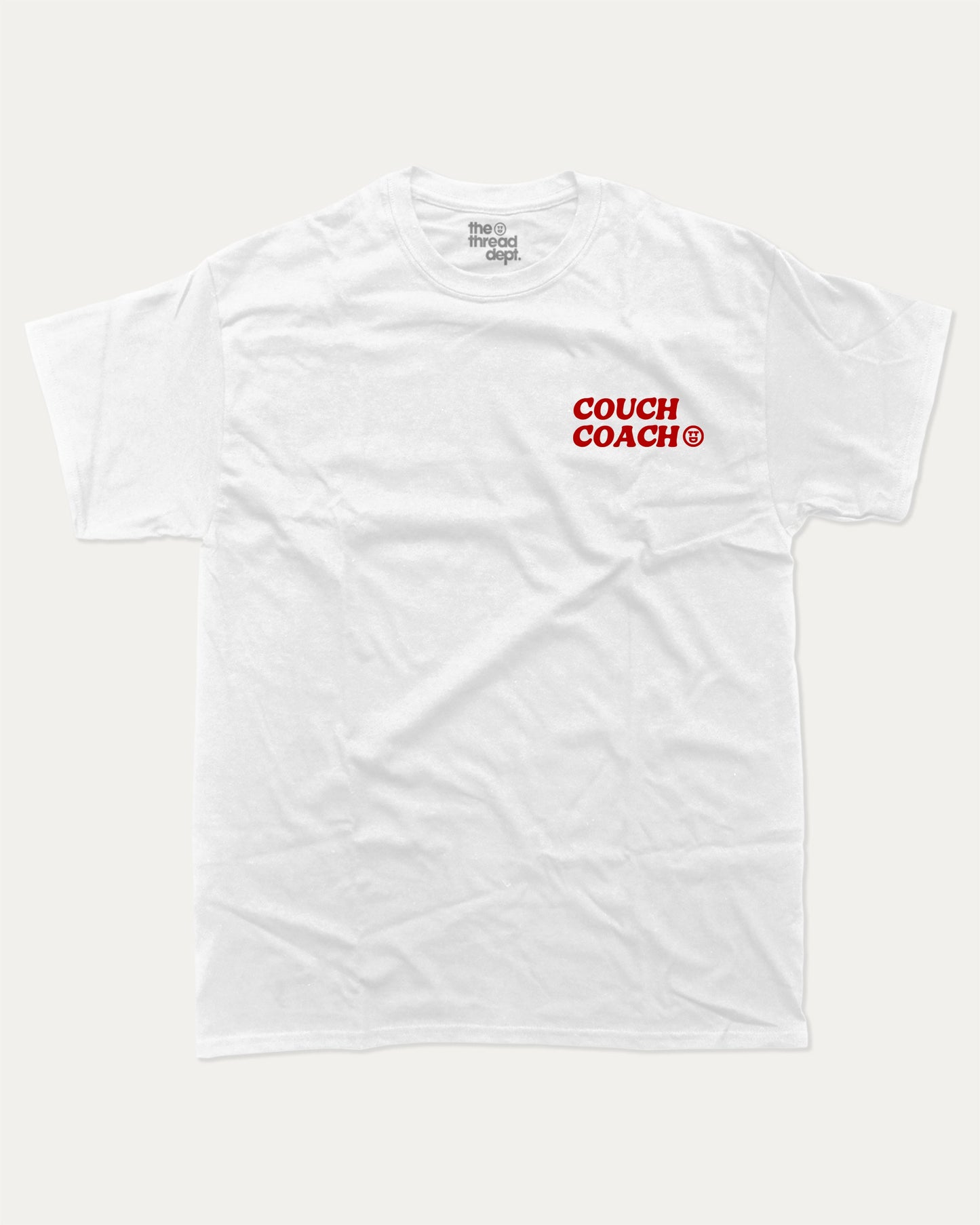 Sorry Closed Will Return After The Game graphic t-shirt, perfect for adults. Bold sports tee, athletic style, funny sports shirt. White.