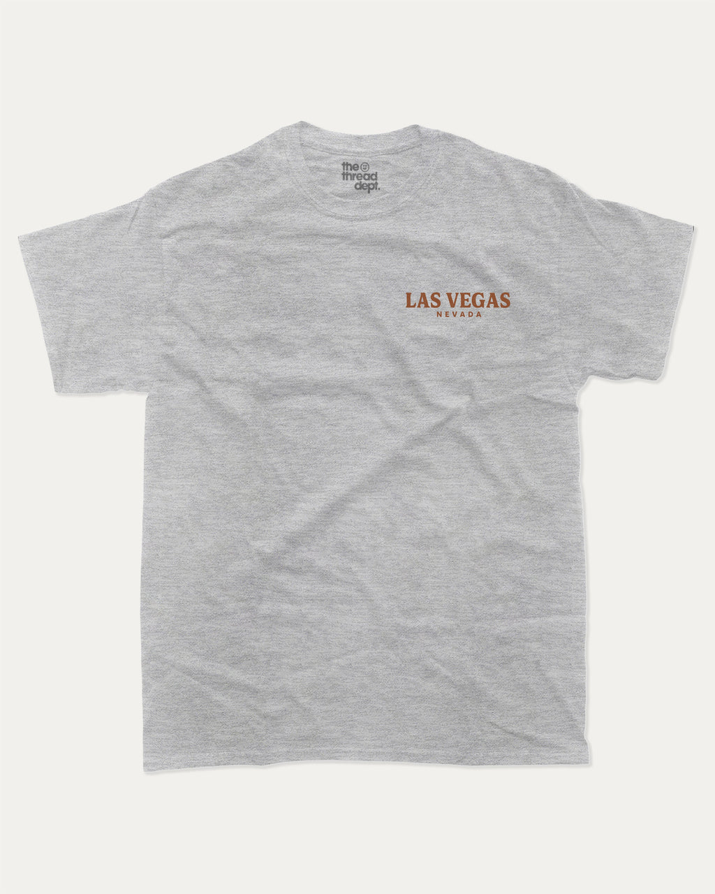 Vintage Las Vegas Ride graphic t-shirt with retro las vagas state print, funny and trendy graphic. Perfect funny gifts for friends. Heather Grey shirt.