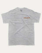 Vintage Las Vegas Ride graphic t-shirt with retro las vagas state print, funny and trendy graphic. Perfect funny gifts for friends. Heather Grey shirt.