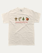 Vintage Washington graphic t-shirt, Vintage Inspired Graphic T shirt, Retro Graphic Tee, Retro Vintage Graphic T shirt,. A must-have funny tee, trending meme shirt, unique gift idea. Cream.
