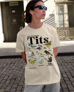 Stop Staring At My Tits funny graphic tee.