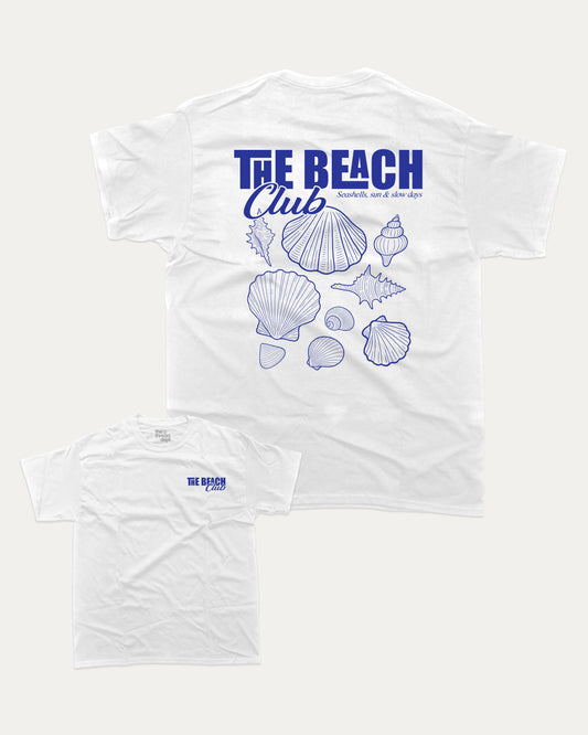 The Beach Club graphic crop tee, Retro Inspired Graphic T shirt, Vintage Inspired Graphic Tee, Retro Vintage Graphic T shirt, A must-have funny tee, trending meme shirt, unique gift idea. White.