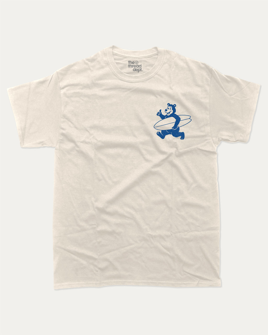 Sunny Day Surfing Club - Graphic Tee - TheThreadDept Graphic Tee Surfing Graphic T Shirt Vintage Retro T shirt Cream Front