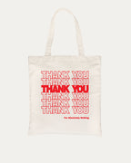 Thank You For Absolutely Nothing Humor Bag Thank You Graphic Canvas Bag Thank You Plastci Bag Natural