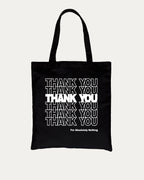 Thank You For Absolutely Nothing Humor Bag Thank You Graphic Canvas Bag Thank You Plastci Bag Black